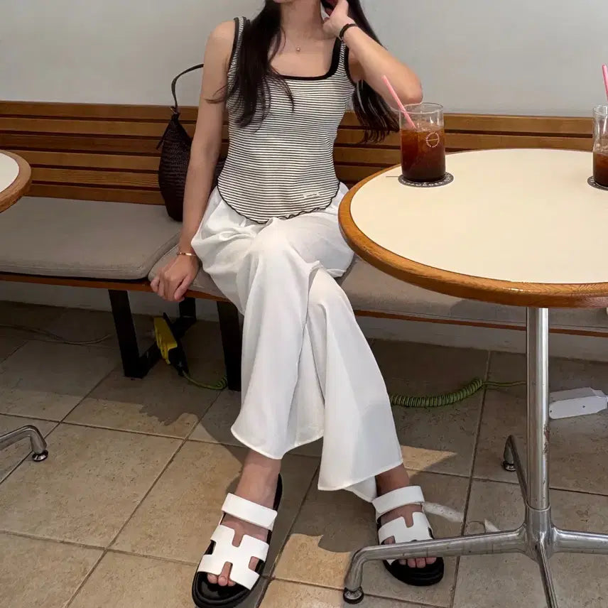 [BUNJANG] The Wish Easy Banding Pants Ivory / 리즈 더위시 이지 밴딩 팬츠 아이보리