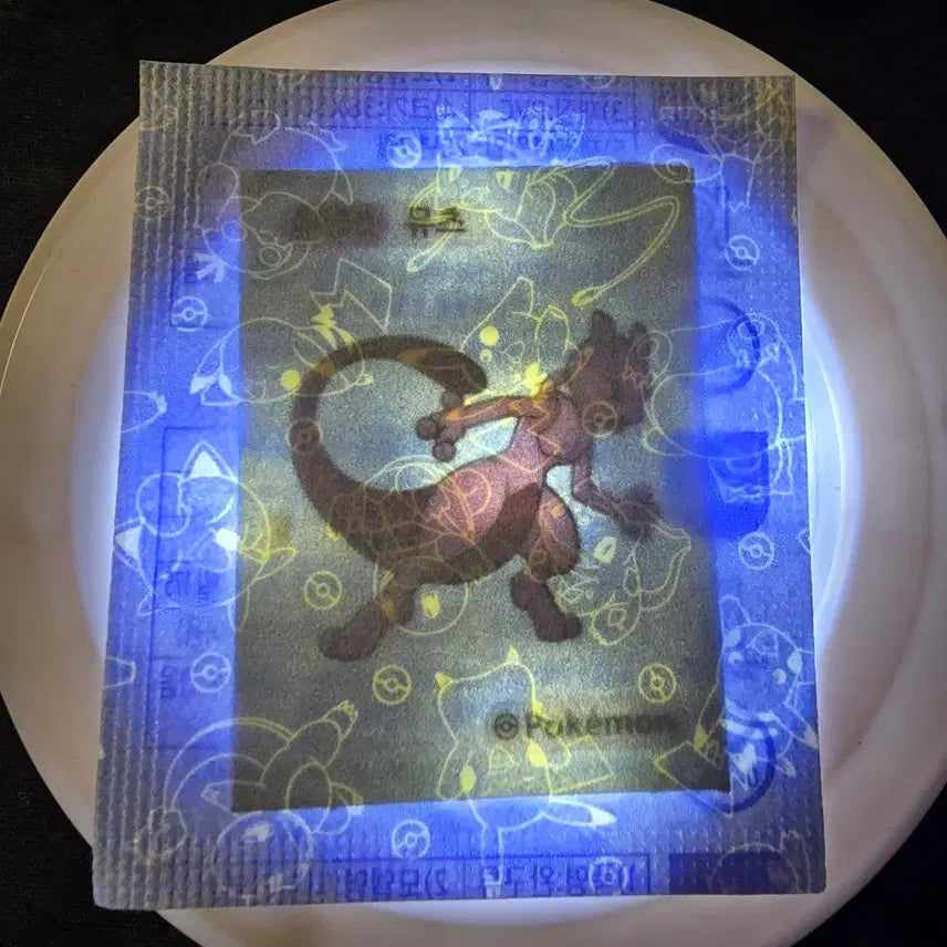 [BUNJANG] Pokemon Mewtwo Sealed Sticker / 포켓몬 띠부씰 뮤츠 미개봉