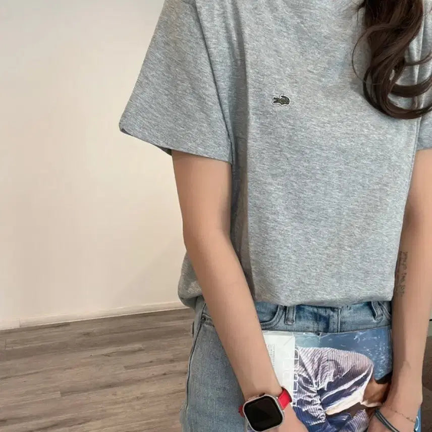 [BUNJANG] Lacoste Boys Graphic T-Shirt / (새상품)라코스테 보이즈 반팔티 L사이즈 (90)