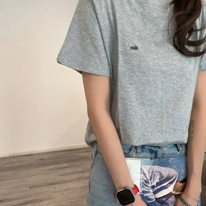 [BUNJANG] Lacoste Boys Graphic T-Shirt / (새상품)라코스테 보이즈 반팔티 L사이즈 (90)