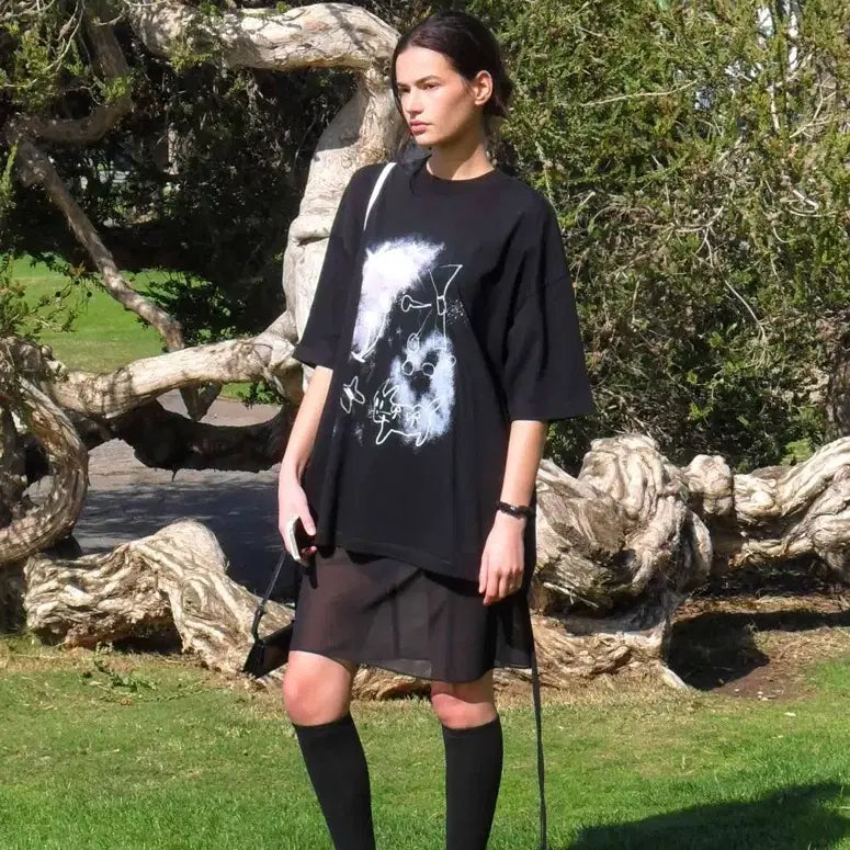 [BUNJANG] LOW CLASSIC Layered See-Through Skirt / 로우클래식 레이어드 스커트