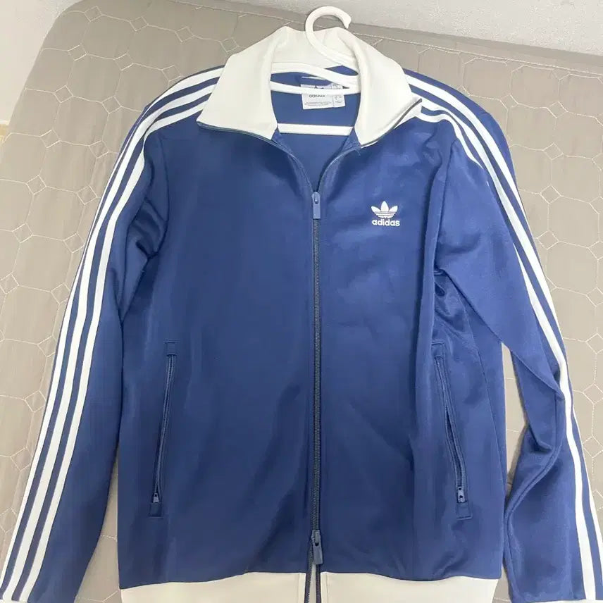 [BUNJANG] Adidas Beckenbauer Track Top Navy M / (급처) 아디다스 베켄바우어 트랙탑 네이비 색상