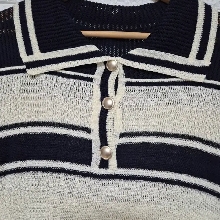[BUNJANG] Sisley Collar Knit Dress / 시슬리  카라 니트 원피스