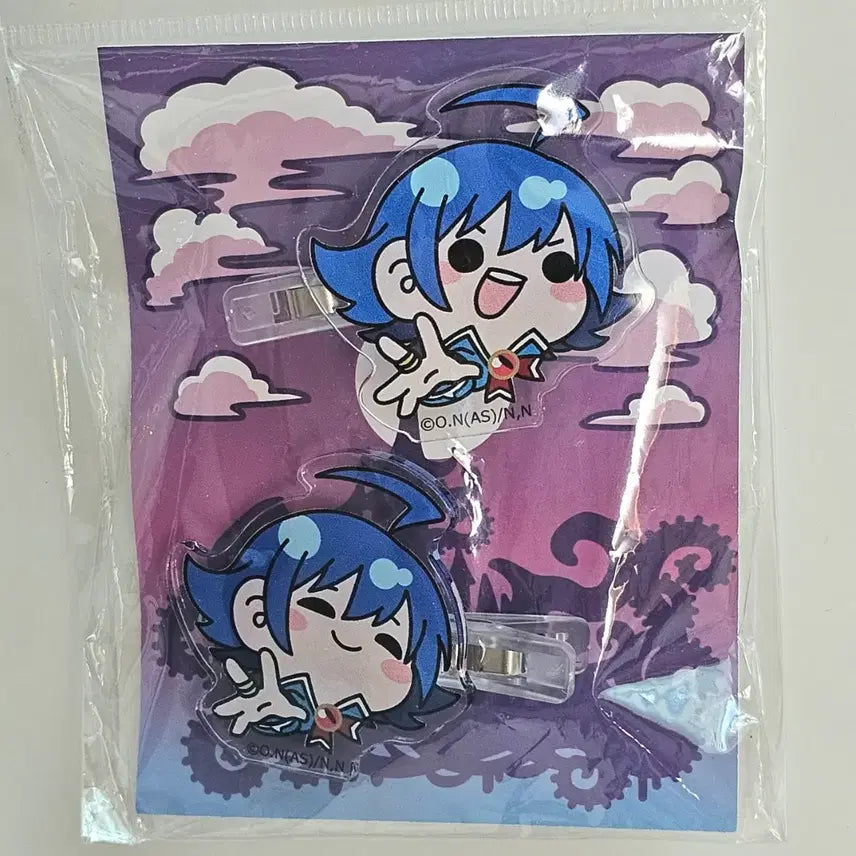 [BUNJANG] Iruma-kun Acrylic Clip Hair Clip / 악마에 입문했습니다! 이루마군 악입문 이루마 아크릴클립 헤어클립 머리핀