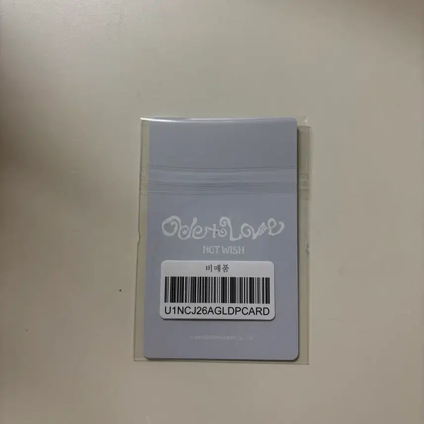 [BUNJANG] NCT WISH Jaehee Odd To Love Sminty POB Photocard / 엔시티 위시 재희 오드투러브 스미니 미공포 특전 포카