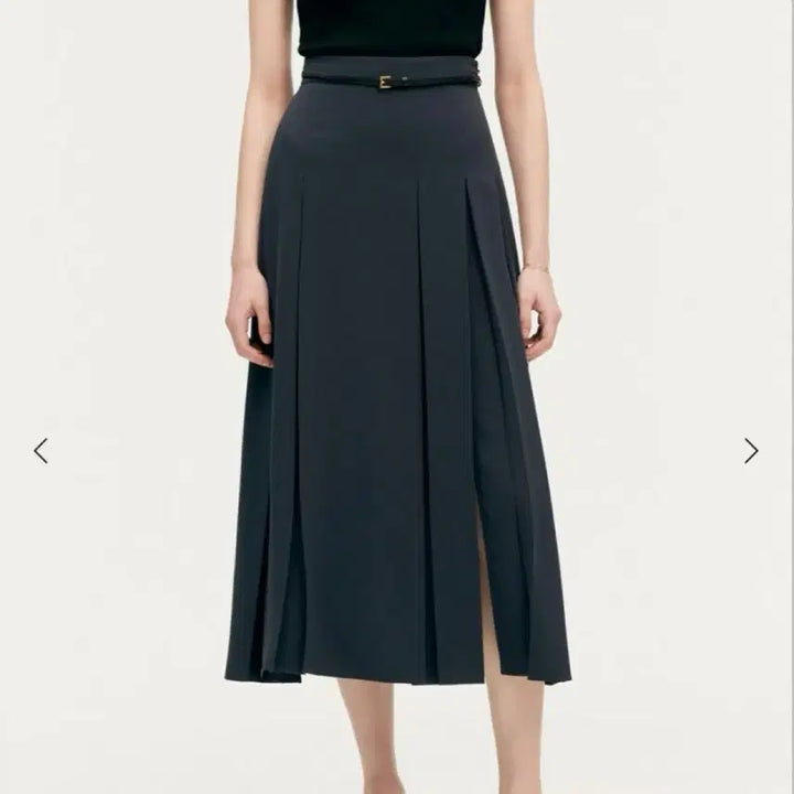 [BUNJANG] Sieg Tov Slit Midi Skirt / 시에 토브 슬릿 미디 스커트