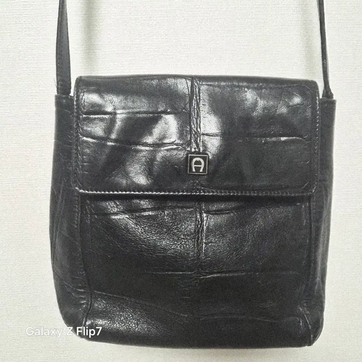[BUNJANG] Aigner Leather Crossbody Bag / 아이그너 크로백