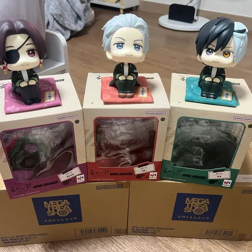 [BUNJANG] Wind Breaker Sakura, Ume, Suo 3-Figure Bundle Set / 윈브레 룩업(사쿠라,우메,스오)3종 일괄