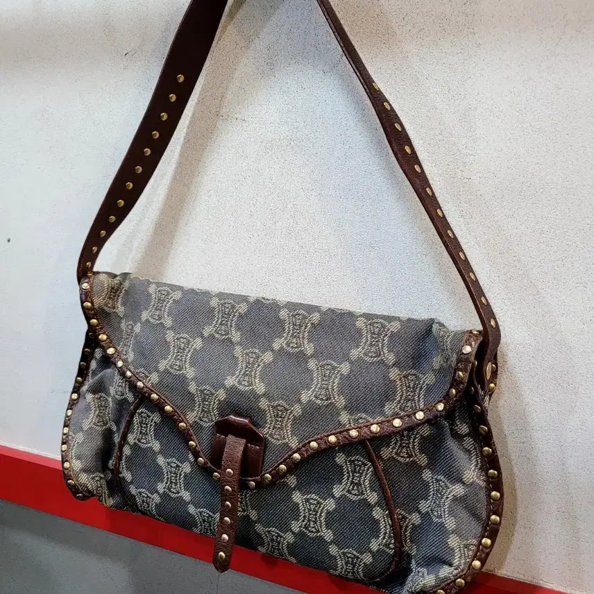 [BUNJANG] Celine Vintage Denim Shoulder Bag / 정품 셀린느 빈티지 데님 숄더백