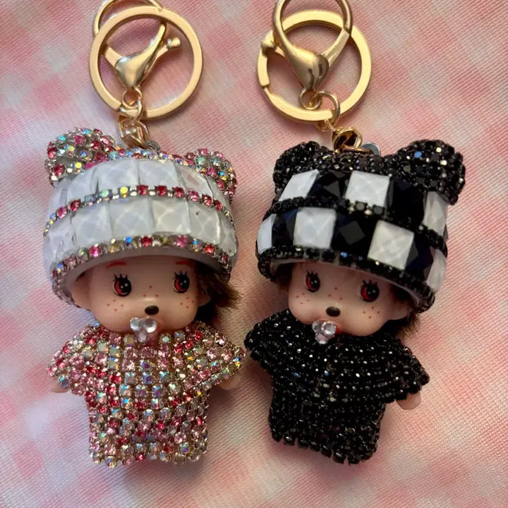 [BUNJANG] Monchhichi Keyring Figure Set / 몬치치 키링 피규어