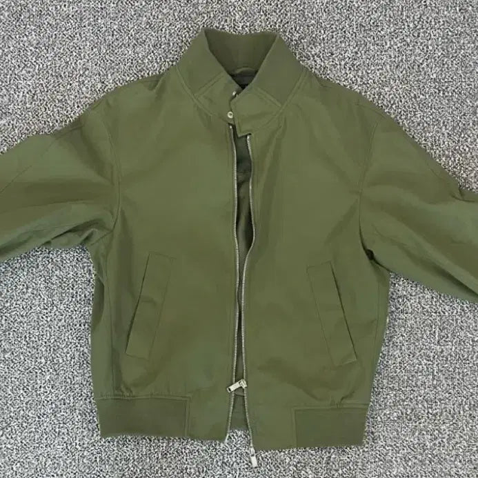 [BUNJANG] Zara Khaki Zip-Up Jacket / ZARA 카키 집업 자켓