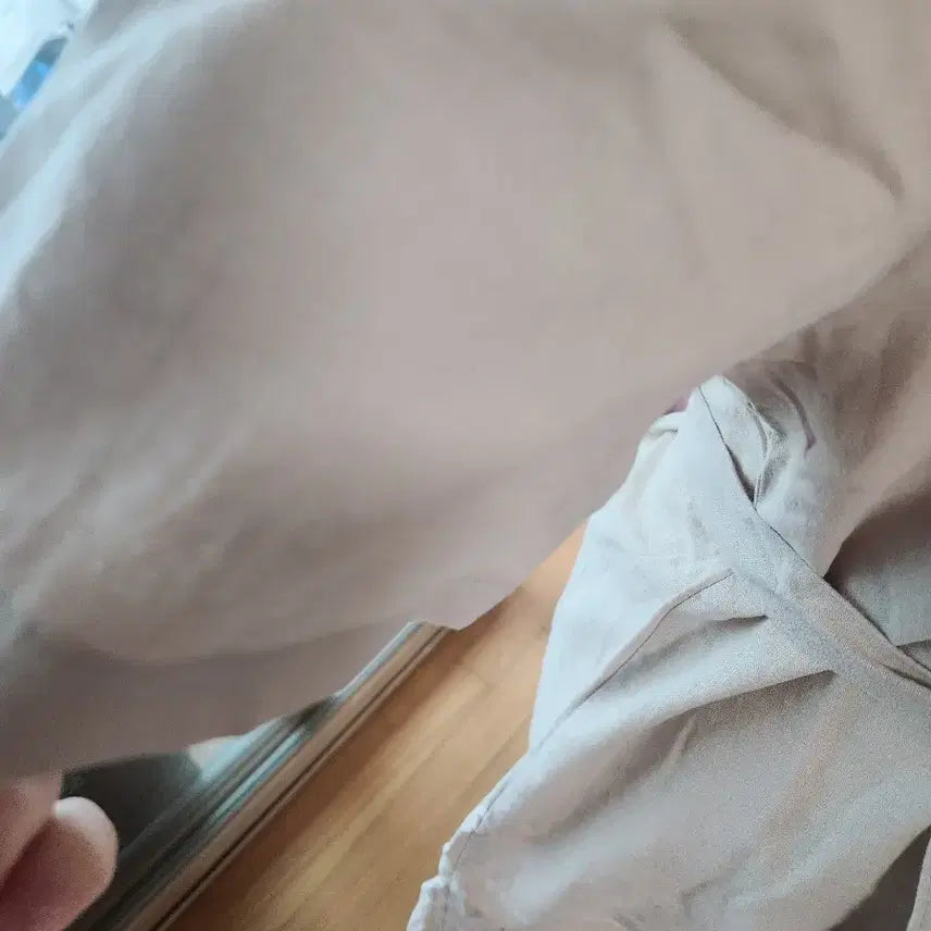 [BUNJANG] Beige Ring Belt Short Sleeve Dress / 베이지 링 벨트 반팔 원피스