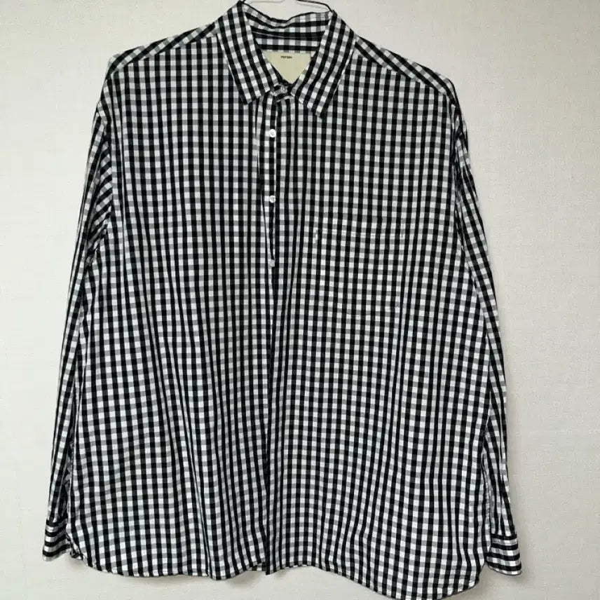 [BUNJANG] Pottery Gingham Check Black Size 2 / 포터리 깅엄체크 블랙 2 size