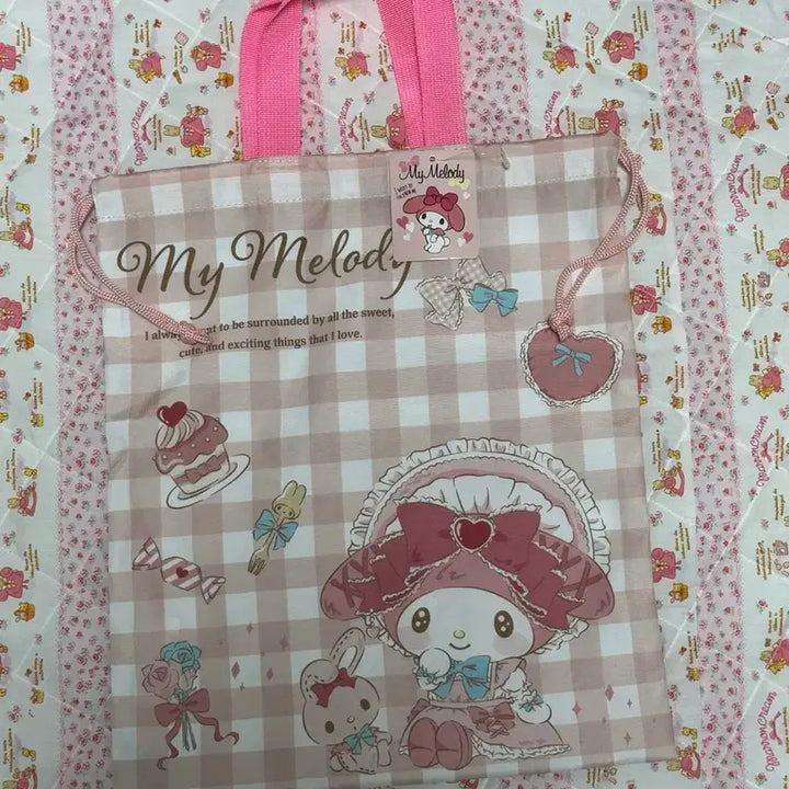 [BUNJANG] Sanrio My Melody Zipper Tote Bag / 산리오 마이멜로디 조이개 토트백