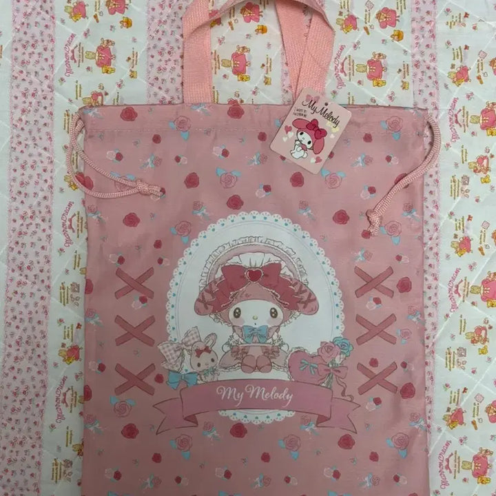 [BUNJANG] Sanrio My Melody Zipper Tote Bag / 산리오 마이멜로디 조이개 토트백