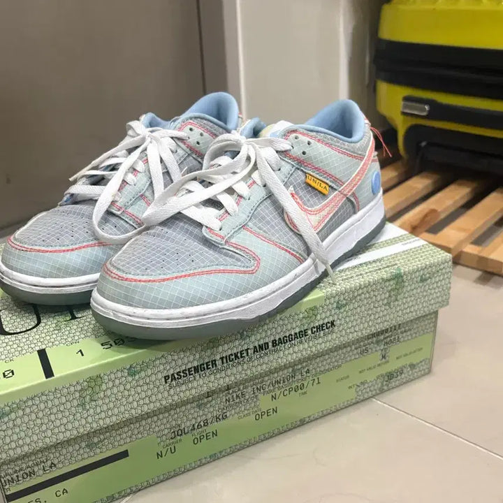 [BUNJANG] Nike x Union Dunk Low Passport Pack Argon / 나이키 x 유니온 덩크 로우 패스포트 팩 아르곤