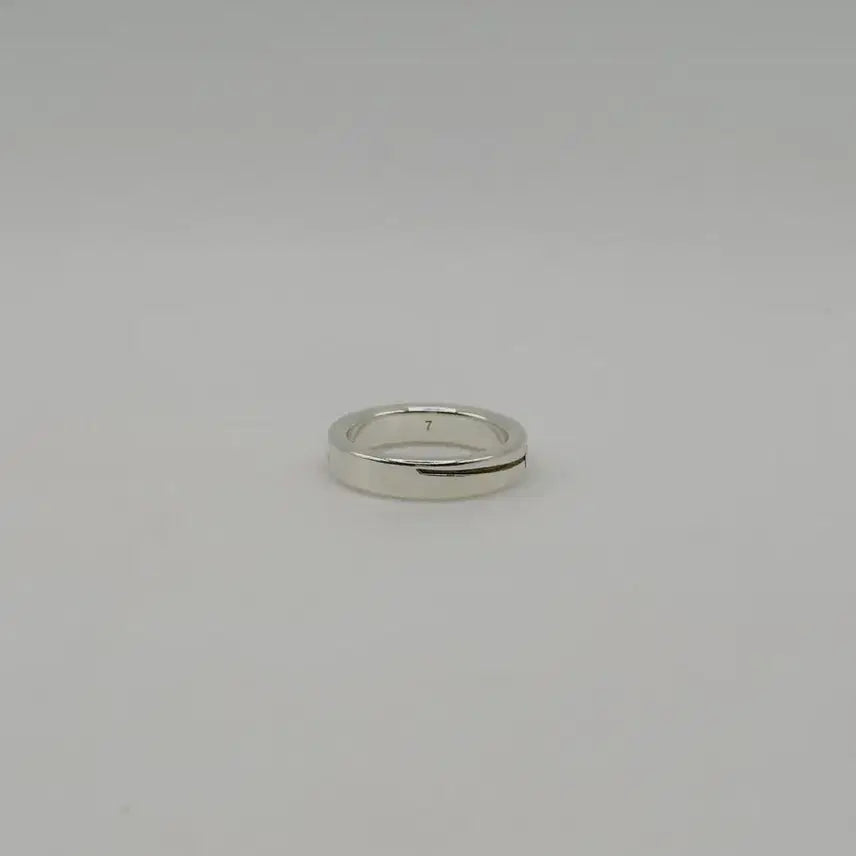 [BUNJANG] Gucci Diagonal Silver Ring Size 7 Full Set / [정품] 구찌 다이애그널 실버 반지 7호 풀구성 정품