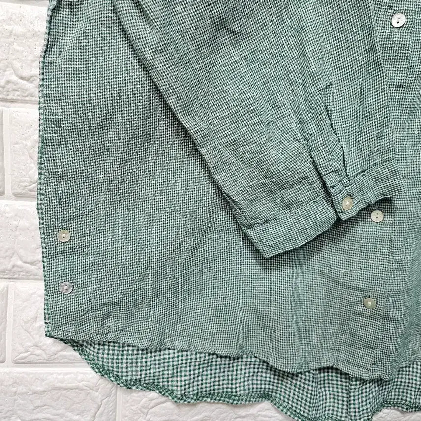 [BUNJANG] Seven-Sleeve Linen Shirt / 칠부소매 마남방