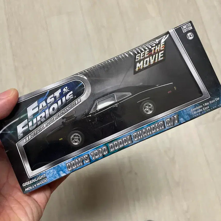 [BUNJANG] Greenlight 1970 Dodge Charger R/T 1:43 Scale Diecast Model / 분노의질주 그린라이트 1970 닷지 차저 R/T 다이캐스트