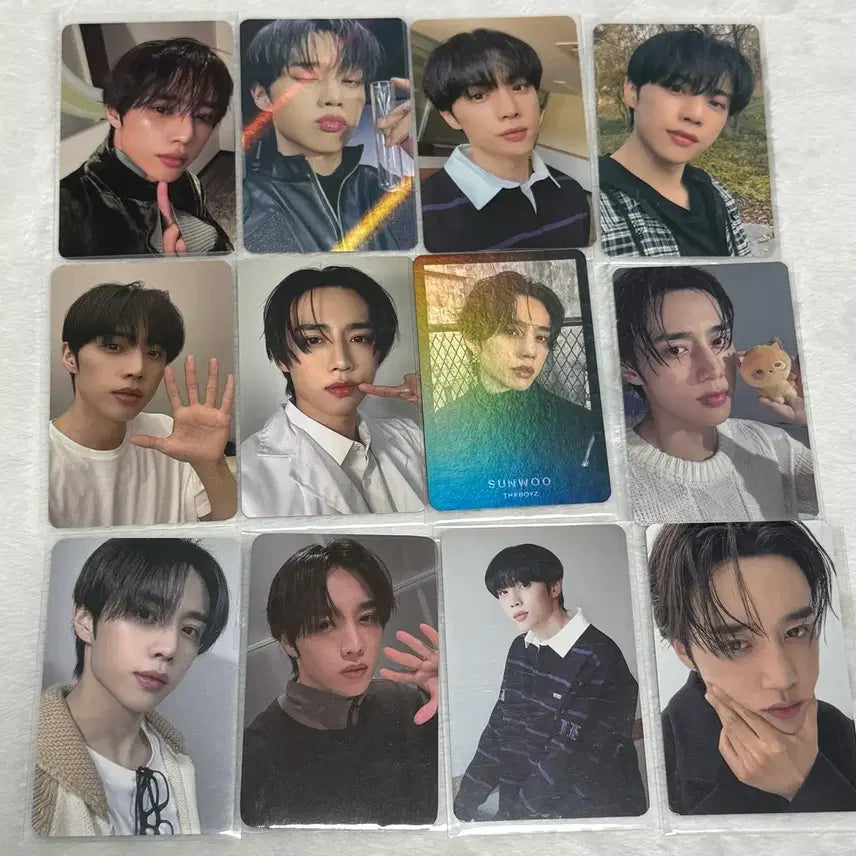 [BUNJANG] The Boyz Sunwoo Photocard Bundle Set (Includes From POB) / 더보이즈 선우 포토카드 세트 일괄 프롬포카 포함
