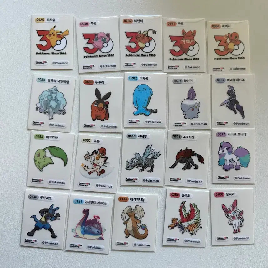 [BUNJANG] Pokemon Stickeralia Season 5 Set / 포켓몬띠부씰 시즌5
