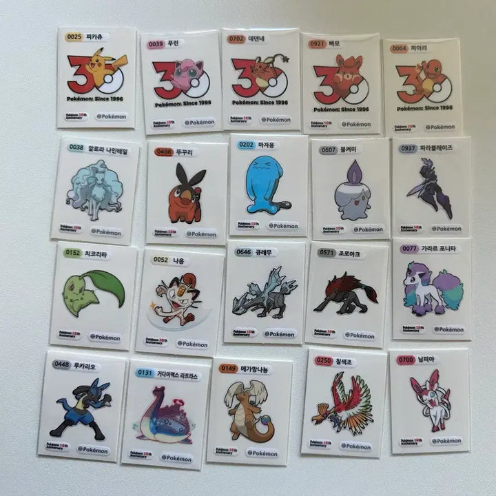 [BUNJANG] Pokemon Stickeralia Season 5 Set / 포켓몬띠부씰 시즌5