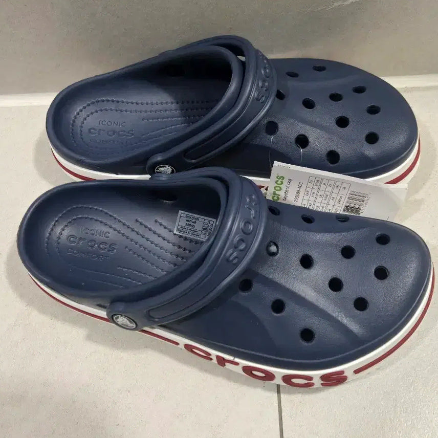 [BUNJANG] Crocs Baya Band Clogs Navy 260mm / 크록스 260 네이비 바야밴드 클로그