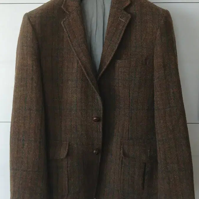 [BUNJANG] London Fog Herringbone Jacket Size 100 / 런던포그 헤링본 자켓 100 사이즈 팔꿈치패치헤짐현상있음