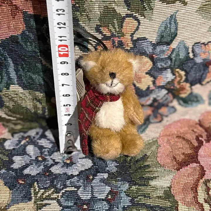 [BUNJANG] Boyz Bear Fox Mini Scarf Plush / 보이즈베어 체크 목도리 여우 쪼꼬미