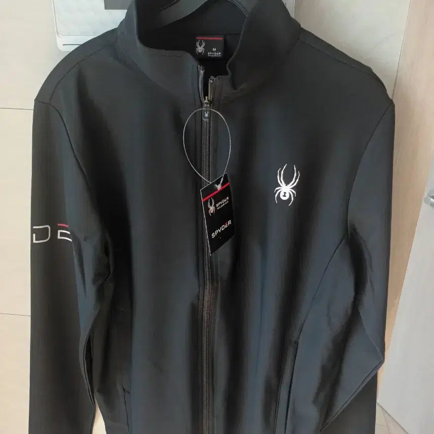[BUNJANG] Spyder Spring/Fall Full Zip-Up Set Black M / 스파이더 춘추용 풀집업 세트 M 블랙 새상품