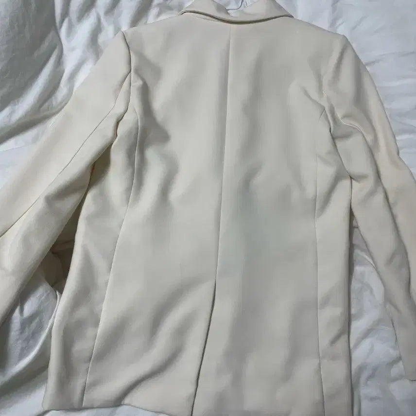 [BUNJANG] Pureda Celine Single Jacket Ivory Size 1 / 퓨어다 셀린 싱글 자켓 아이보리 1사이즈