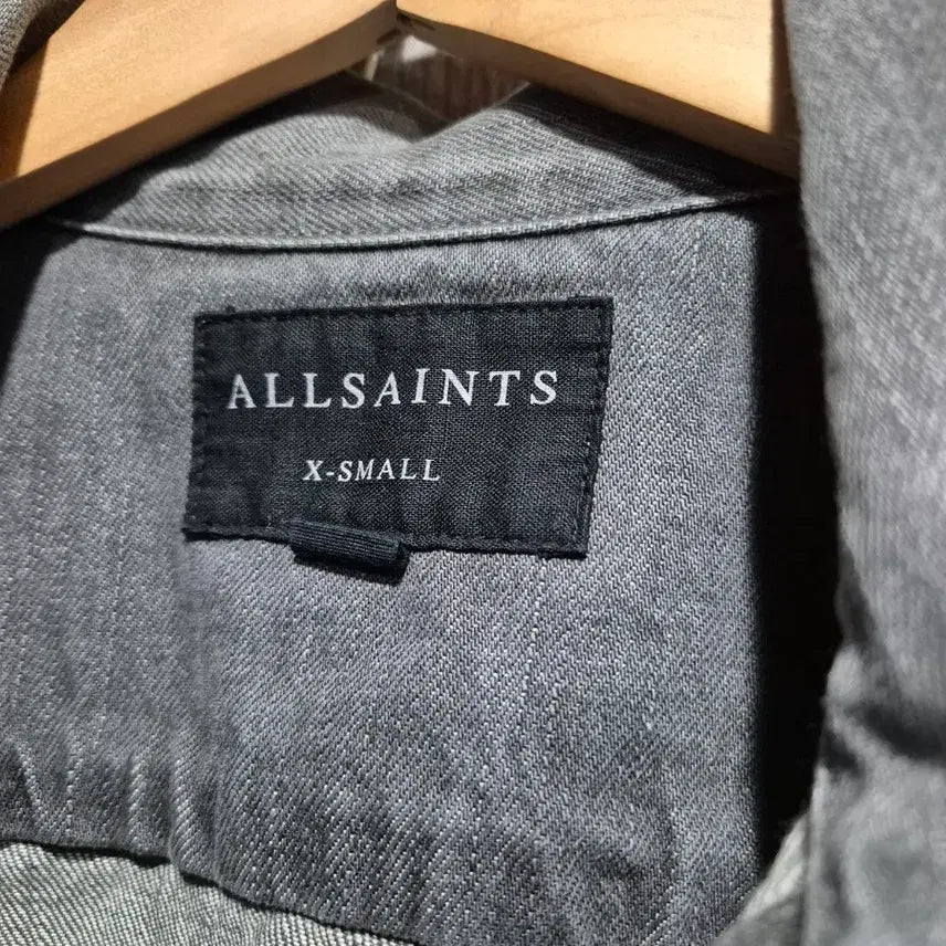 [BUNJANG] All Saints Denim Jacket Grey XS / 올세인츠 데님 자켓 그레이 XS