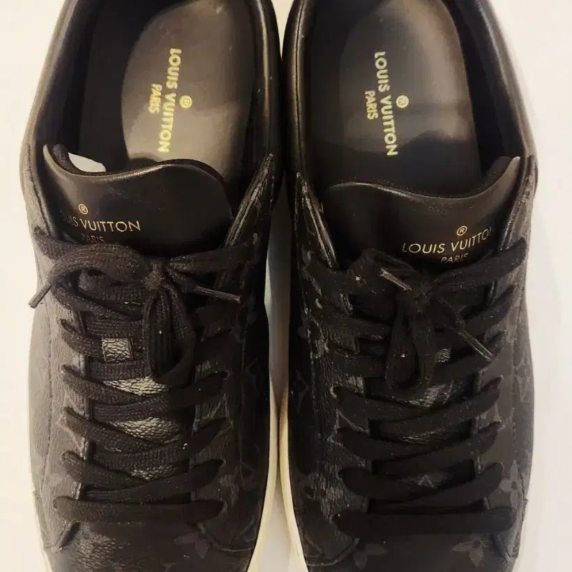 [BUNJANG] Louis Vuitton Monogram Eclipse Sneakers / [정품] 남성 루이비통 모노그램 블랙 스니커즈