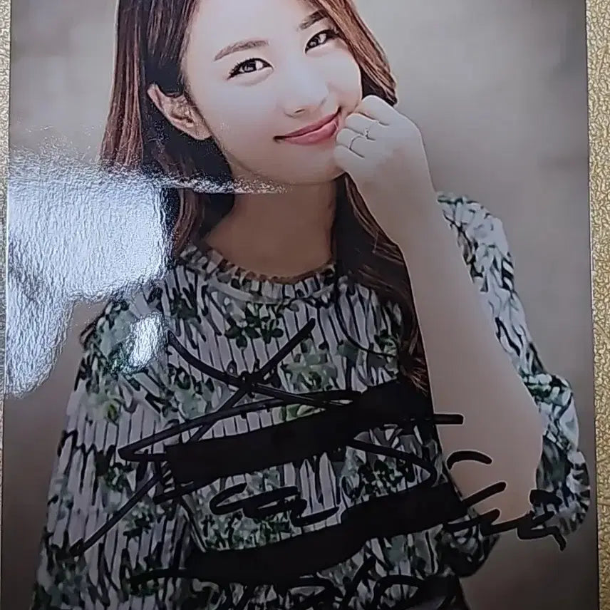 [BUNJANG] Kim Ji-min Signed Autograph Photo / 김지민 친필 사진 싸인