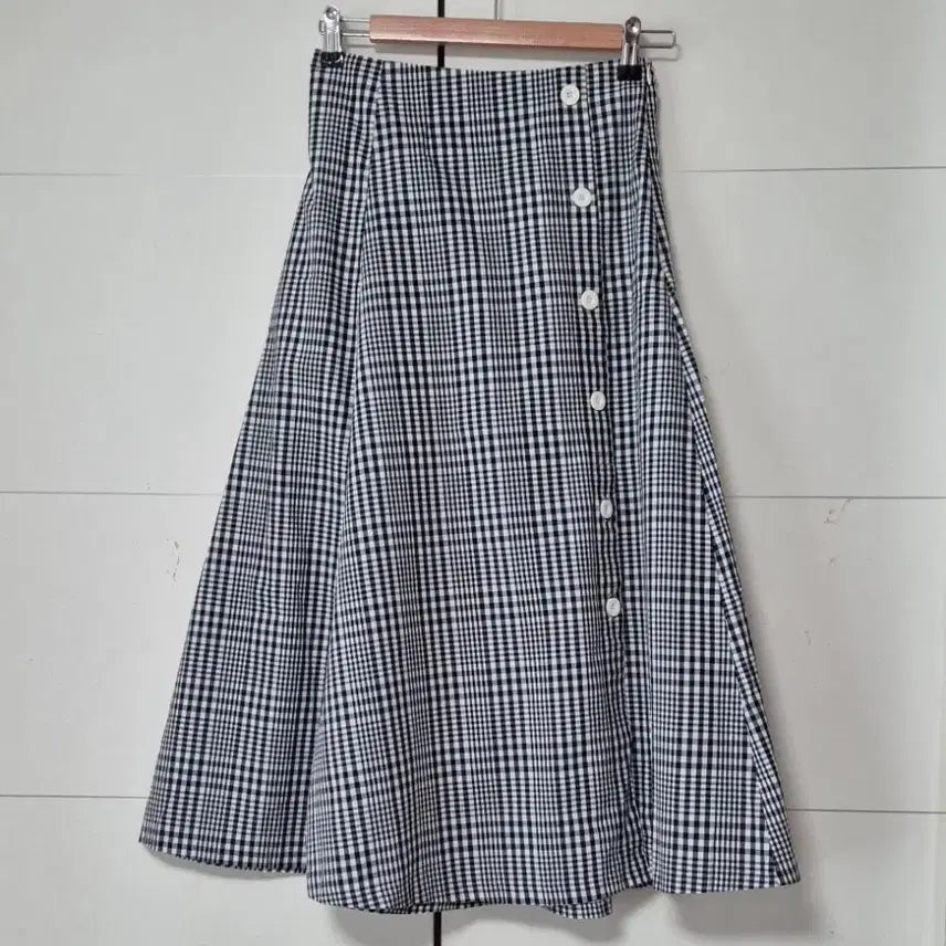 [BUNJANG] 8seconds Cotton Long Skirt / 8세컨즈 얇은 면100% 뒷밴딩 롱스커트 26~27