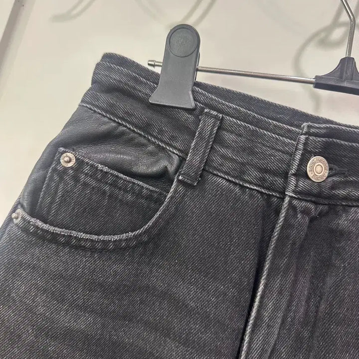 [BUNJANG] VOV Black Denim Jeans Pants XS / 보브 vov 데님 검정색 청바지 흑청바지 바지 팬츠