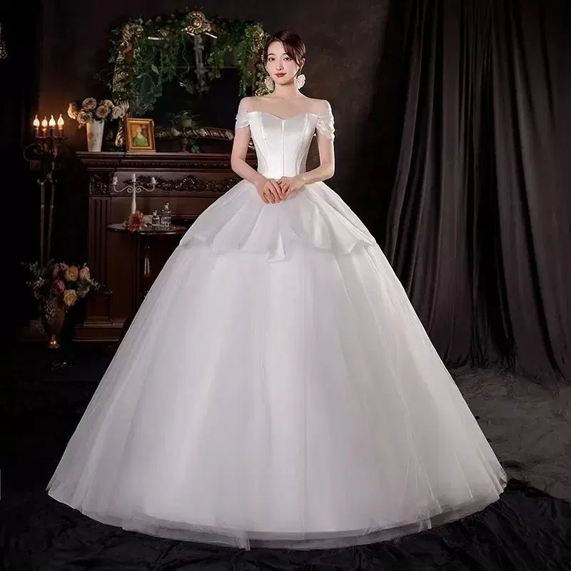 [SOLD OUT] 풀세트대여)웨딩드레스 졸업사진드레스
