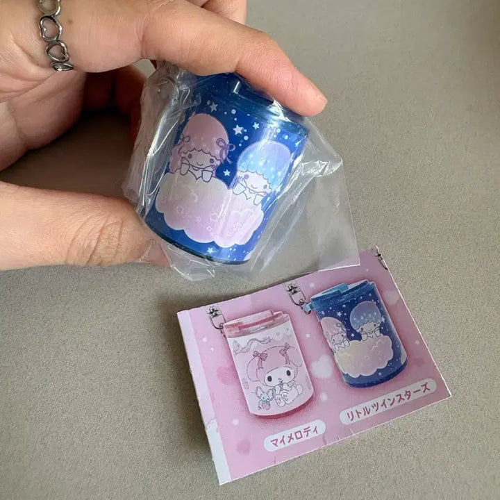 [BUNJANG] Sanrio Coin Cylinder Gacha Little Twin Stars Coin Purse / 산리오 코인 실린더 가챠 키키라라 리틀트윈스타 동전지갑