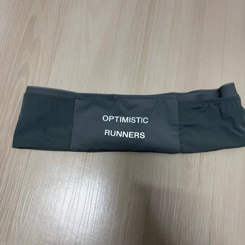 [BUNJANG] Optimistic Runner Belt Grey / [M] 옵티미스틱 러너 벨트 그레이