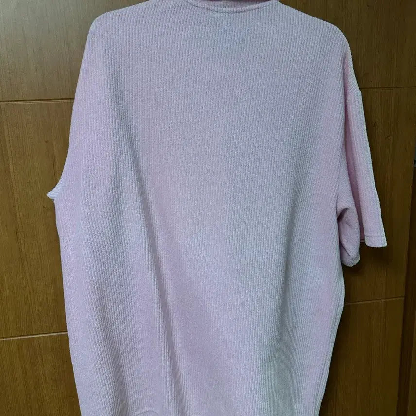 [BUNJANG] H&amp;M Polo Shirt - Pink / [L] H&amp;M 수건 타월 카라티 폴로셔츠 핑크