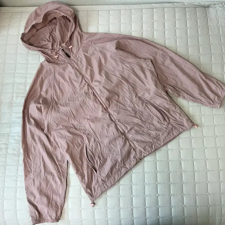 [BUNJANG] Conceptaide Pink Hooded Windbreaker Jacket L / 컨셉타이드 핑크색 후드 바람막이 윈드브레이커 자켓 L