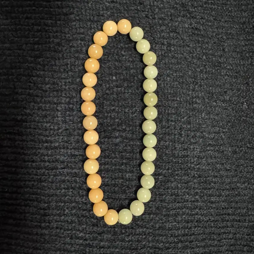 [BUNJANG] Barley Root Beaded Bracelet / 천연보리근 염주(새상품)*