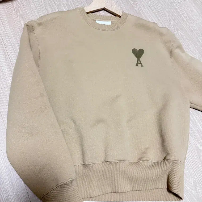 [BUNJANG] ARMY Sweatshirt / 아미 맨투맨 1회착용 베이지