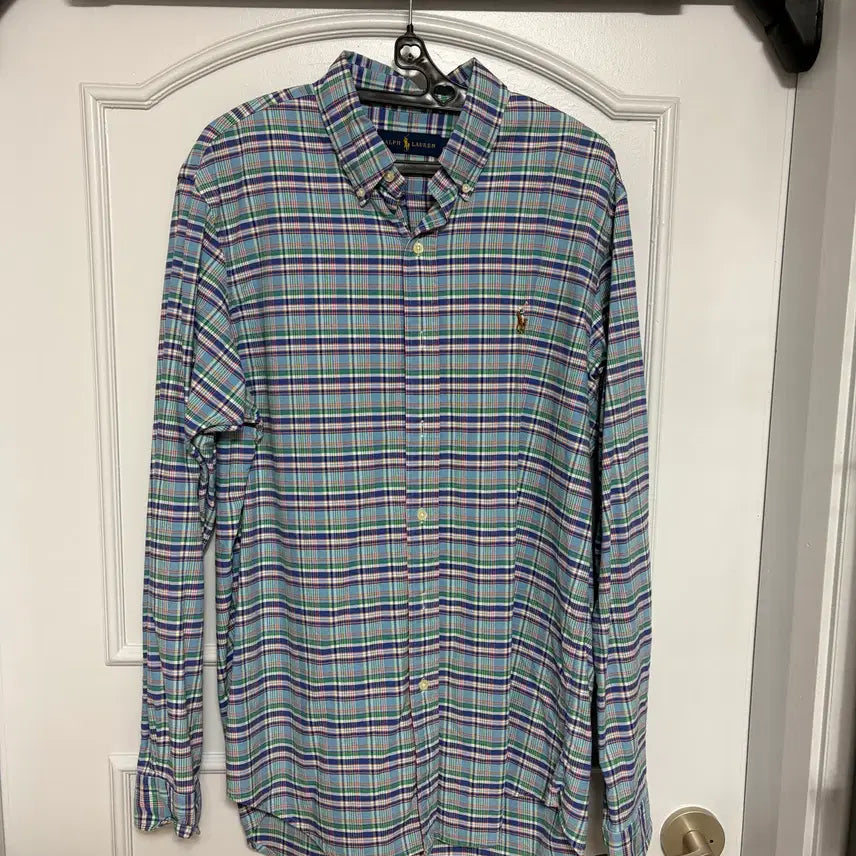 [BUNJANG] Polo Madras Shirt / [M] 폴로 마드라스 셔츠