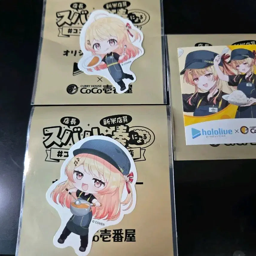 [BUNJANG] Hololive Kanade 3-Type Sticker Set / 홀로라이브 코코이치콜라보 카나데 스티커 3종