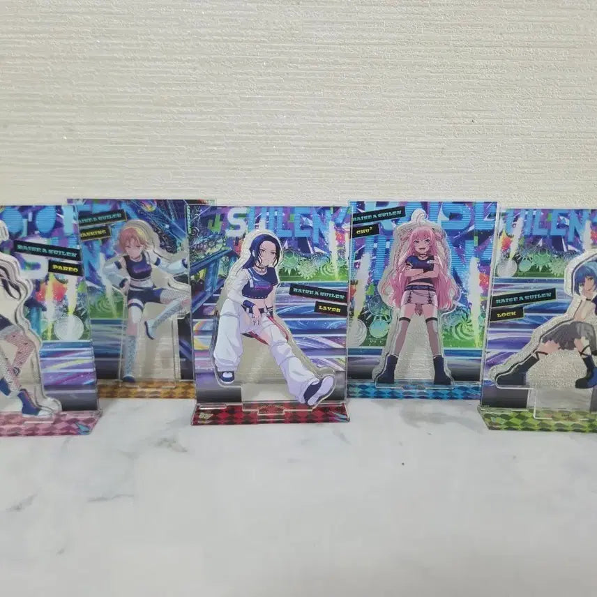 [BUNJANG] Bang Dream! RAS Pandemonium Commemorative Acrylic Stand Set / 뱅드림 Bangdream RAS 판데모니움 기념 아크릴스탠드 세트
