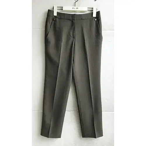 [BUNJANG] MICHAA Khaki Polyester Blend High-Stretch Dress Slacks / 미샤 정품/2020-27/새거수준