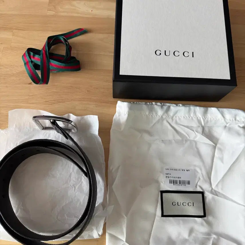 [BUNJANG] Gucci Micro Guccissima Leather Belt / 구찌 마이크로시마 벨트 정품 팝니다