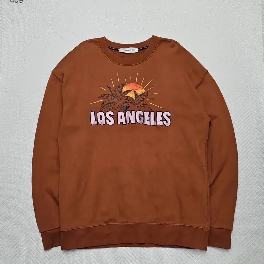 [BUNJANG] Andersson Bell LA Sweatshirt Brown L / 앤더슨벨 LA 맨투맨 브라운 L