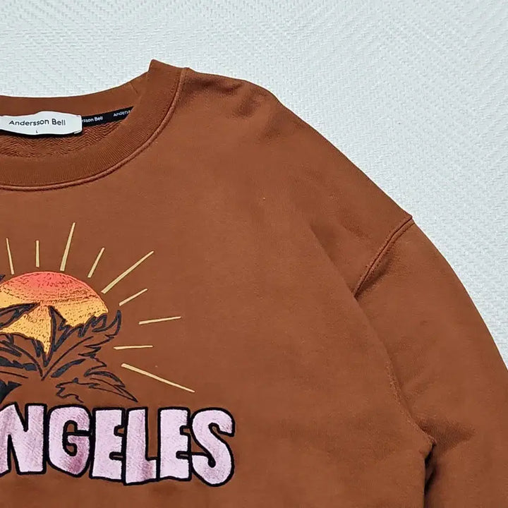 [BUNJANG] Andersson Bell LA Sweatshirt Brown L / 앤더슨벨 LA 맨투맨 브라운 L